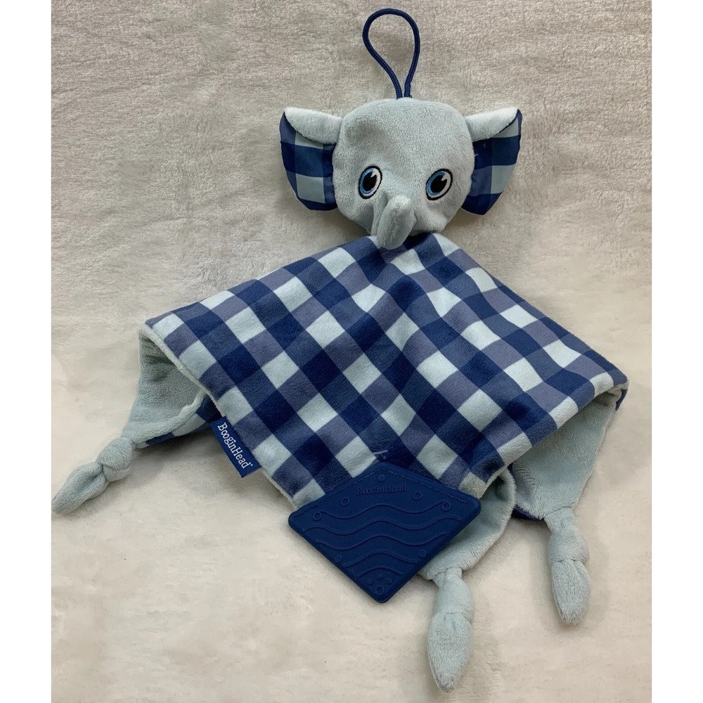NEW BooginHead‎ Elephant PaciPal Teether Baby Blanket Boogin Head Security Lovey